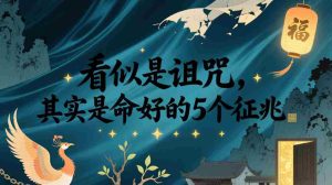 付费文章:看似是诅咒,其实是命好的5个征兆-造富网