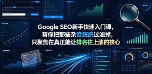 Google SEO新手快速入门课,帮你把那些杂音统统过滤掉,只聚焦在真正能让排名往上涨的核心动作【原创双语字幕】-造富网