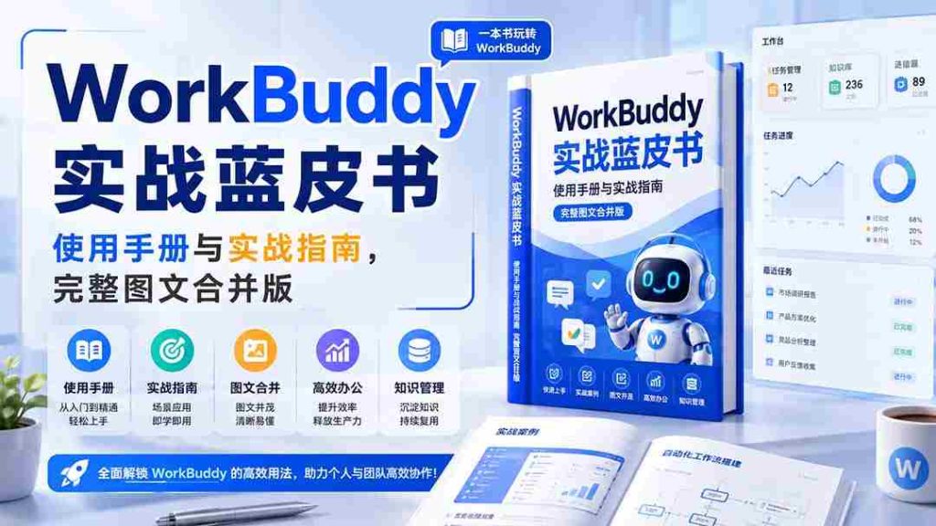 (20106期)WorkBuddy实战蓝皮书,使用手册与实战指南,完整图文合并版-造富网