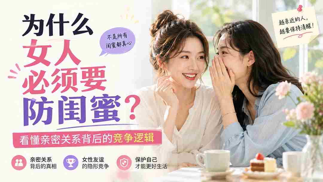 （20114期）付费文章：为什么女人必须要防闺蜜？看懂亲密关系背后的竞争逻辑-造富网