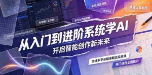 从入门到进阶系统学AI,开启智能创作新未来,两门课程,全面提升你的AI创作能力-造富网