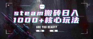 steam搬砖项目,一周只需1-2小时,轻松月入过万,上不封顶【揭秘】-造富网