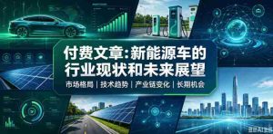 付费文章：新能原车的行业现状和未来展望-造富网