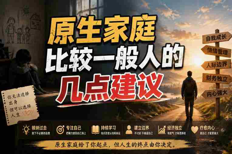 付费文章:给原生家庭比较一般人的几点建议-造富网