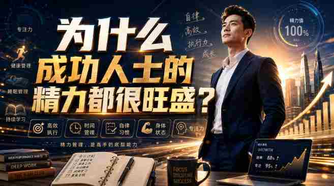 付费文章：为什么成功人士的精力都很旺盛？-造富网