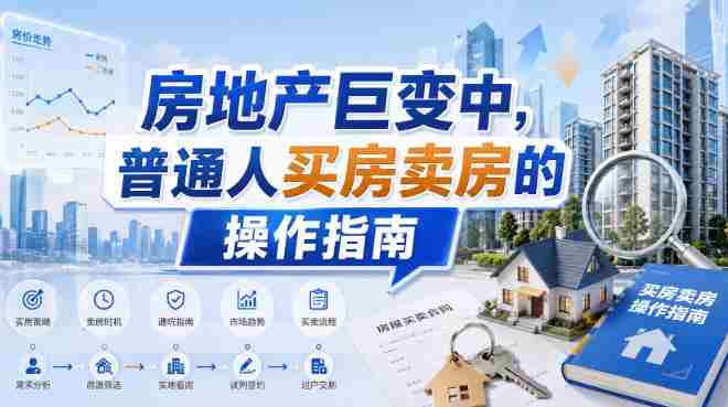 付费文章:房地产巨变中,普通人买房卖房的操作指南【上篇+下篇】-造富网