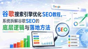 小白新君SEO·谷歌搜索引擎优化SEO教程,系统拆解谷歌SEO的底层逻辑与落地方法(部分更新2026)-造富网