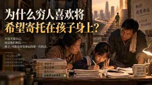 某社群精品文章:为什么穷人喜欢将希望寄托在孩子身上?-造富网