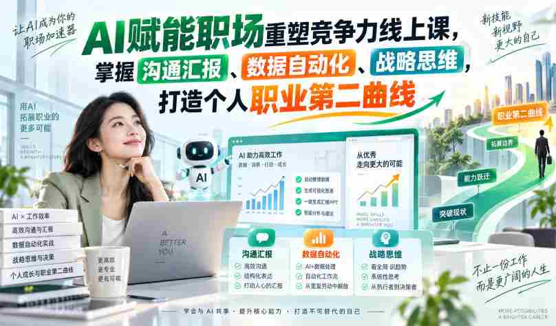 数字化时代职场新技能：AI助力，提升沟通、自动化和数据战略，拓展职业发展新维度-造富网