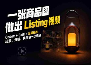 无限创意，Codex与画布联手，将商品图演绎成吸睛的Amazon视频清单-造富网