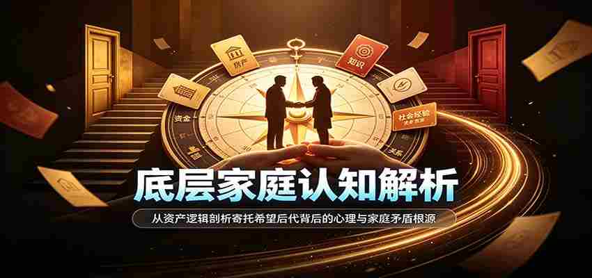 底层家庭认知解析:从资产逻辑剖析寄托希望后代背后的心理与家庭矛盾根源-造富网